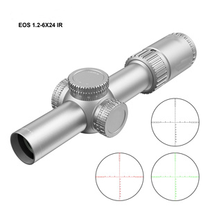 Mira telescópica portátil de aleación de aluminio, iluminador táctico de caza, vidrio ajustable, rango de larga distancia, 30mm IR - Product Image 1