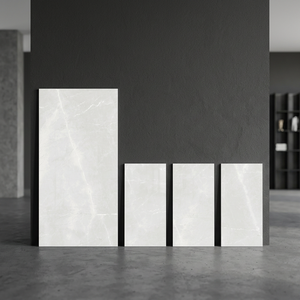 Azulejos de porcelana pulida Pulpis Mist de 800x1600 mm para suelo y pared, diseño de mármol gris de 80x160 cm - Product Image 1