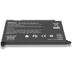 7.7V 41wh 5150mAh 노트북 배터리 BP02XL 호환 HP 파빌리온 PC 15 15-AU 849909-850 (F9-21) 849569-421 HSTNN-LB7H