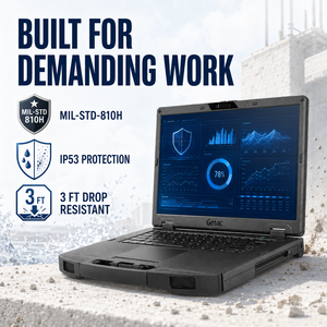 Nouvel ordinateur portable robuste Getac S510 AI, <span class=keywords><strong>Intel</strong></span>, écran FHD de 15,6 pouces, <span class=keywords><strong>1000</strong></span> nits, écran tactile en option pour les professionnels de plein air - Product Image 6