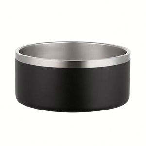 Bol à eau pour chien en acier inoxydable de grande capacité 64 oz, intérieur lisse et sans couture, sans résidus de nourriture - Product Image 6