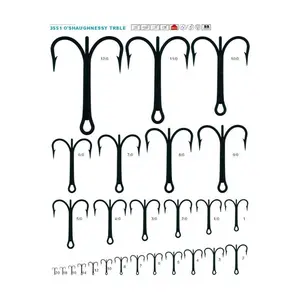 treble hook sizes, treble hook sizes Suppliers and Manufacturers at