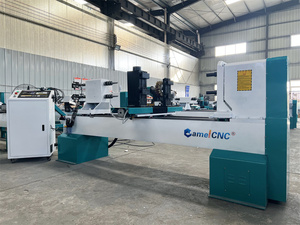Torno CNC de Doble Eje CA-1520 <span class=keywords><strong>para</strong></span> <span class=keywords><strong>Madera</strong></span>, Torno CNC <span class=keywords><strong>para</strong></span> Postes de Escaleras, Barandillas, Patas de Mesa y Silla, y Palos de Béisbol - Product Image 5