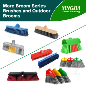 Balai en gros avec manche de 120 cm, fabriqué en Chine, poils en fibres denses pour la maison et la cuisine, Ballais YINGJIA - Product Image 4