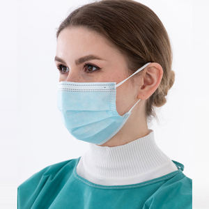 หน้ากากใบหน้าแบบใช้แล้วทิ้งไม่ทอหน้ากากระบายอากาศหนา 3 ชั้นพร้อมคล้องหูแบบปรับได้ - Product Image 6