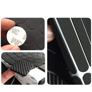 Coussinets de pieds en EVA Jingu, maille noire, antidérapants, absorption des chocs, coussin pour meubles, adhésif, découpe sur mesure - Product Image 1