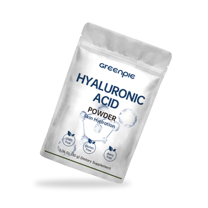 กรีนพาย วิตามินเกรดอาหารโมเลกุล สำหรับผิวขาว ผงกรดไฮยาลูโรนิก ขายส่งจำนวนมาก - Product Image 5