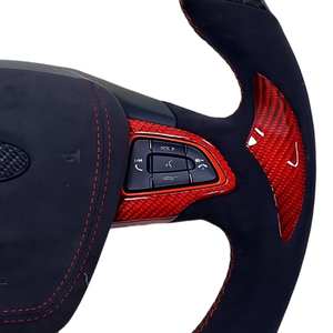 Cho tập trung MK3 2015-2018 ST <span class=keywords><strong>RS</strong></span> tùy chỉnh sợi Carbon & da thể thao tay lái-Đua phong cách thiết kế hoàn hảo phù hợp - Product Image 4