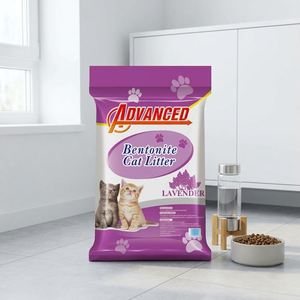 Litière pour chat en bentonite minérale concassée, premium, agglomérante, sans poussière, au charbon actif, prix usine - Product Image 1
