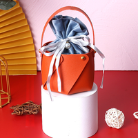 Paniers-cadeaux en vrac Paniers à bonbons en cuir PU Boîte à bonbons Cadeaux de mariage pour les invités Cadeaux de mariage pour les invités Souvenirs