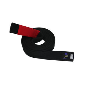 Ceintures de Jiu-Jitsu Brésilien Noires pour Maîtres - <span class=keywords><strong>Ceinture</strong></span> de Jiu-Jitsu Brésilien Officielle de Haute Qualité /Noir /Rayures Noires - Product Image 2