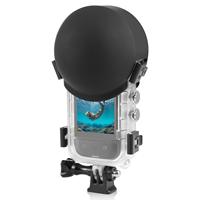 Capuchon d'objectif en silicone Pro PULUZ pour Insta360 X5, étui de plongée invisible, protection d'objectif anti-rayures, anti-poussière, protection