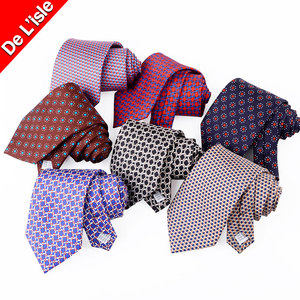 2025 New Arrival thiết kế tốt nhất giá rẻ cà ra vát Bán buôn/tùy chỉnh thấp moq Chất lượng cao sang trọng Cà Vạt cho nam giới lụa in quan hệ - Product Image 1