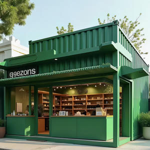 Maison conteneur mobile d'extérieur, gîte commercial en zone urbaine, station urbaine, logement temporaire préfabriqué, design contemporain - Product Image 3