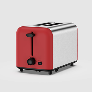 Mới 2 lát Bun bánh mì nướng bánh mỳ lò nướng tự động toster Pan một cách nhanh chóng 6 thiết lập bóng râm có thể tháo rời Crumb Khay thép không gỉ - Product Image 1
