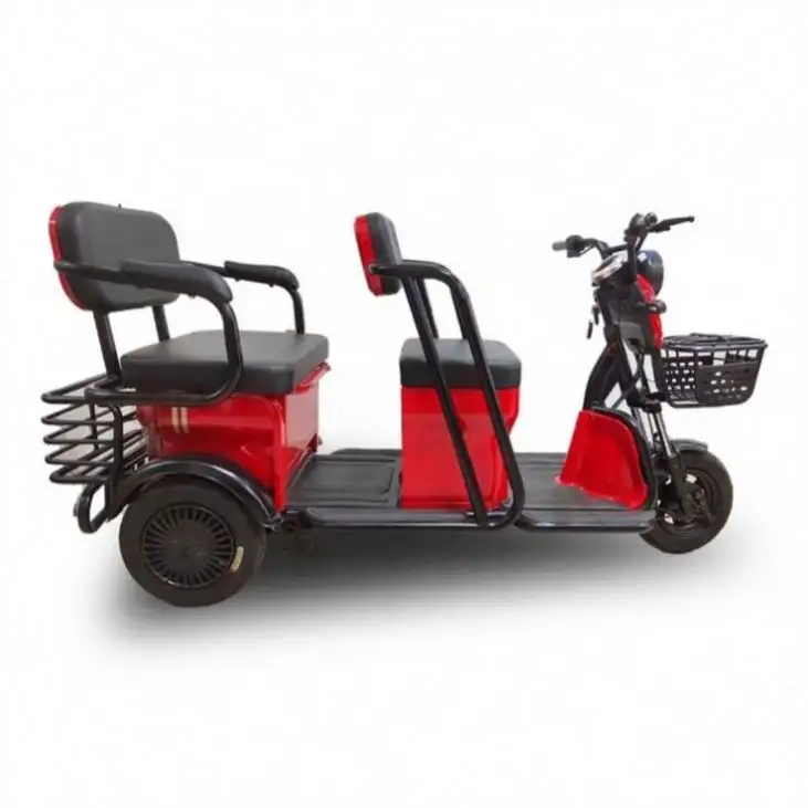 Bigger 50Km Three Wheel Electric Adult China Tricycle For Passenger