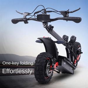 Nuevo Scooter Eléctrico Inteligente de Dos Ruedas Grandes, Plegable, Impermeable, con Suspensión, Motores Dobles, 11 Pulgadas, Aluminio H6, DOBLE MOTOR 1200W*2 - Product Image 4