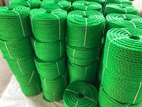 Cordon en plastique torsadé en nylon PE PP durable à 3, 4 ou 16 brins en bobine pour l'emballage maritime