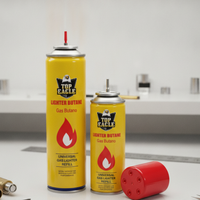 Recharge de gaz butane pour briquet torche classique en métal 300 ml, vente en gros commerciale