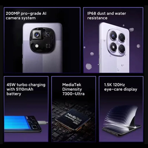 <span class=keywords><strong>Smartphone</strong></span> pour Xiaomi Redmi Note 14 <span class=keywords><strong>Pro</strong></span> 5G, <span class=keywords><strong>Smartphone</strong></span> MediaTek Dimensity 7300-Ultra NFC, appareil photo IA 200MP, écran AMOLED 1.5K 120Hz - Product Image 6