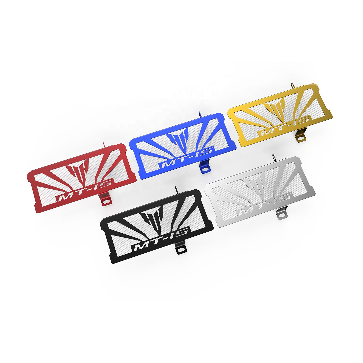 Высококачественные модифицированные детали для мотоцикла из алюминиевого сплава, защитная сетевая крышка радиатора охлаждения для резервуара для воды MT15