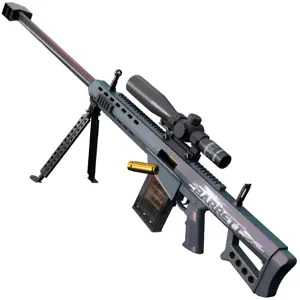 Oversized Barrett soft bullet gun Sponge Foam Soft bullet Sniper toy gun for boys