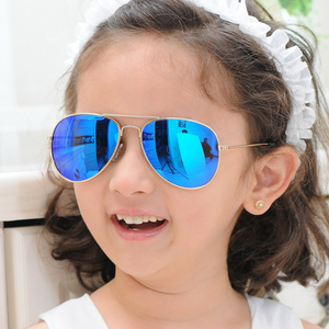 Gafas de <span class=keywords><strong>sol</strong></span> con montura de Metal para niñas y niños, lentes de <span class=keywords><strong>sol</strong></span> de lujo, nuevas - Product Image 3