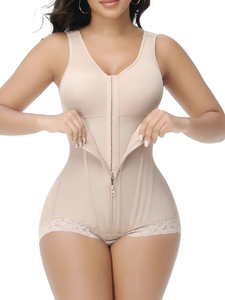 Faja Postquirúrgica de Liposucción Etapa 2 con Encaje, Antideslizante, Moldeadora de Muslos, Busto Abierto, Ganchos en la Entrepierna y Malla para Levantamiento de Glúteos - Product Image 3