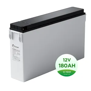 Pin Đầu Cuối Trước 12 Volt 100 Amp Chu Kỳ Sâu Pin Năng Lượng Mặt Trời AGM 12 V 100Ah