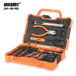 JM-8146 47 Trong 1 Hộ Gia Đình Từ Tự Làm Sửa Chữa Phần Cứng Công Cụ Kit Tùy Chỉnh Tuốc Nơ Vít Bit Thiết Lập Với Hỗ Trợ OEM - Product Image 1