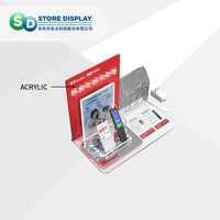 Présentoir acrylique de bureau intelligent de stylo de traduction d'armoire de produits électroniques de magasin de marque haut de gamme