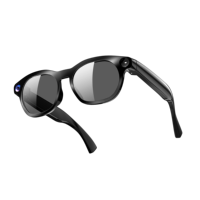 Lunettes intelligentes CY03 Max AI avec caméra, traduction en temps réel, lecture de musique, appels Bluetooth, étui de charge, lunettes de soleil sport