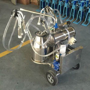 Buen precio hogar caminar portátil vaca lechera oveja uso ordeñadora compresión de aire ventosa ajustable ordeñadora - Product Image 4