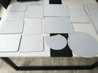 Tapis de souris personnalisé grand format, base en caoutchouc antidérapante confortable, OEM d'usine, pour sublimation