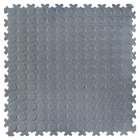7mm Dicke PVC Industriebodenplatten, Ölbeständige Rutschfeste Wasserdichte Modulare Bodenbeläge für Garage & Logistiklager