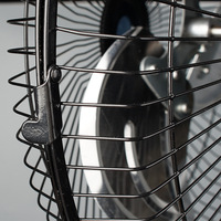 Ventilateur sur pied 3-en-1 en métal durable de 12 pouces, avec oscillation verticale, pour usage domestique