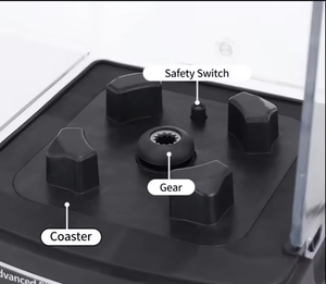 Licuadora Industrial y Comercial de Alta Resistencia, 2200 W, <span class=keywords><strong>5</strong></span>+ Velocidades Variables, 6 Cuchillas, Capacidad de 4 L, Trituradora de Hielo de Coco, Eléctrica, Reino Unido - Product Image 4