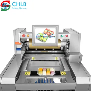सील मशीन 16 इंच Suppliers-फैक्टरी मूल्य प्लास्टिक FoodFull स्वचालित चिपटना फिल्म लपेटकर सील सुपरमार्केट खाद्य फल सब्जी पैकिंग आवरण मशीन
