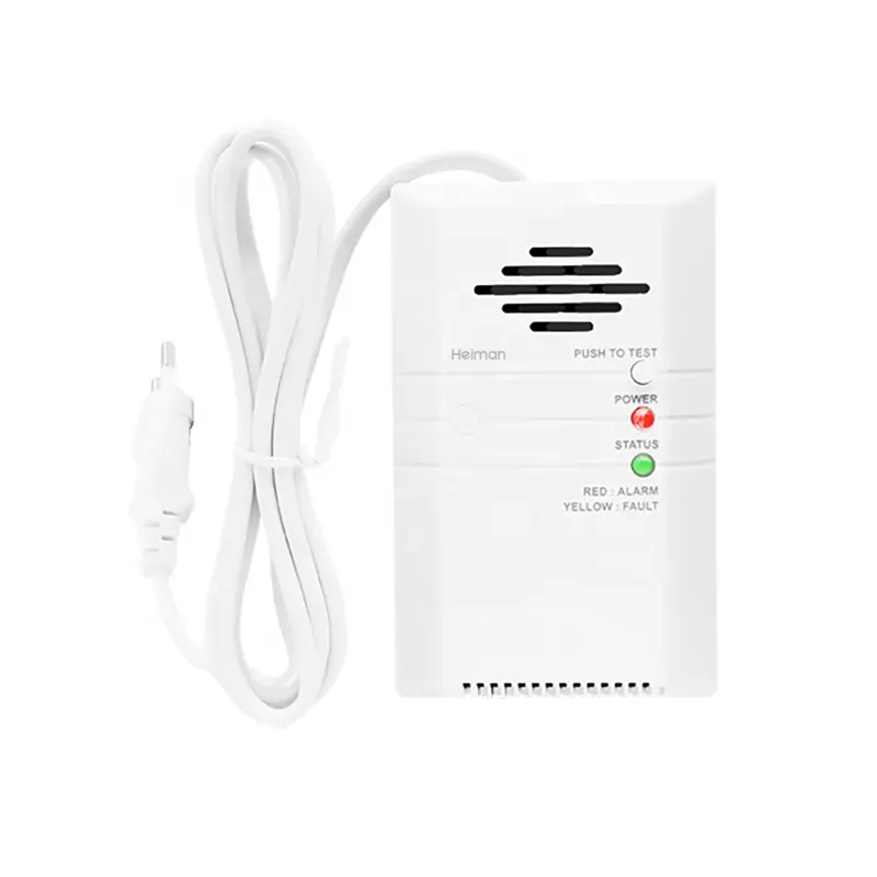 Heiman fire alarm natural combustible gas detector for home security