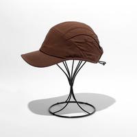 FF1109 casquette de Baseball en Nylon à séchage rapide, élastique, cordon de serrage, randonnée, pêche, camping-car, chapeau à 5 panneaux, casquette de Camp à 5 panneaux