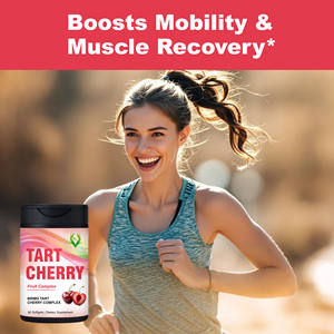 Capsules de cerise acidulée OEM ODM 800MG, complexe de fruits, antioxydant puissant à base de plantes, favorise la santé immunitaire et cérébrale pour adultes - Product Image 6