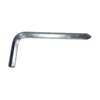 Clé à tournevis coudée Alleny de type L de 5mm personnalisée OEM clé à molette croisée à tête cruciforme avec manche en acier pour réparation