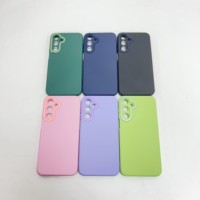Cadre de caméra détachable deux en un coque de téléphone souple TPU + coque de couleurs PC dur solide pour Samsung A16