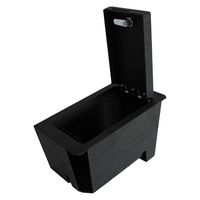 Tuojue Boîte de verrouillage de voiture en métal robuste Coffre-fort de camion de Console caché antivol pour Kits intérieurs Toyota Sequoia