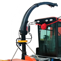 Moissonneuse-broyeuse pour fourrage, ensilage et paille, pour l'alimentation animale, avec moteur à entraînement hydraulique pour maïs
