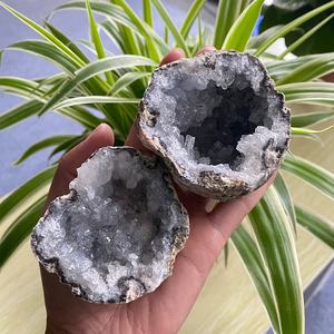 عالية الجودة بلورات طبيعية حجارة الشفاء الكوارتز الخام الجيود الكوارتز العقيق جيود بلورية للزينة - Product Image 2