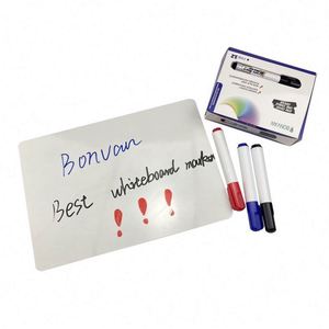 Juego de Marcadores para Pizarra Blanca de 3 Colores, Económicos, con Logotipo Personalizado al por Mayor, Borrables, Inodoros - Product Image 3