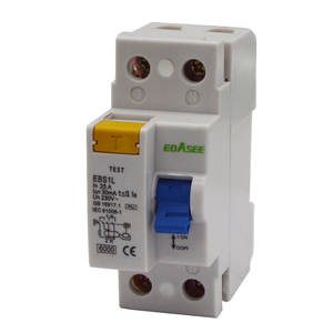 Disjoncteur différentiel à <span class=keywords><strong>récupération</strong></span> automatique ELCB ISO9001 EBS1L 2 4P - Product Image 1