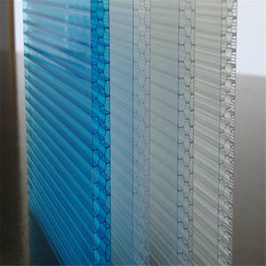 Feuille et <span class=keywords><strong>panneau</strong></span> en <span class=keywords><strong>plastique</strong></span> de polycarbonate bon marché en nid d'abeille de 6mm pour serre - Product Image 5