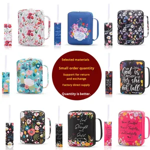Bolsa de cosméticos con cremallera grande lista para usar, diseño transfronterizo, conveniente almacenamiento de la Biblia personalizado para <span class=keywords><strong>Amazon</strong></span>, poliéster duradero - Product Image 1